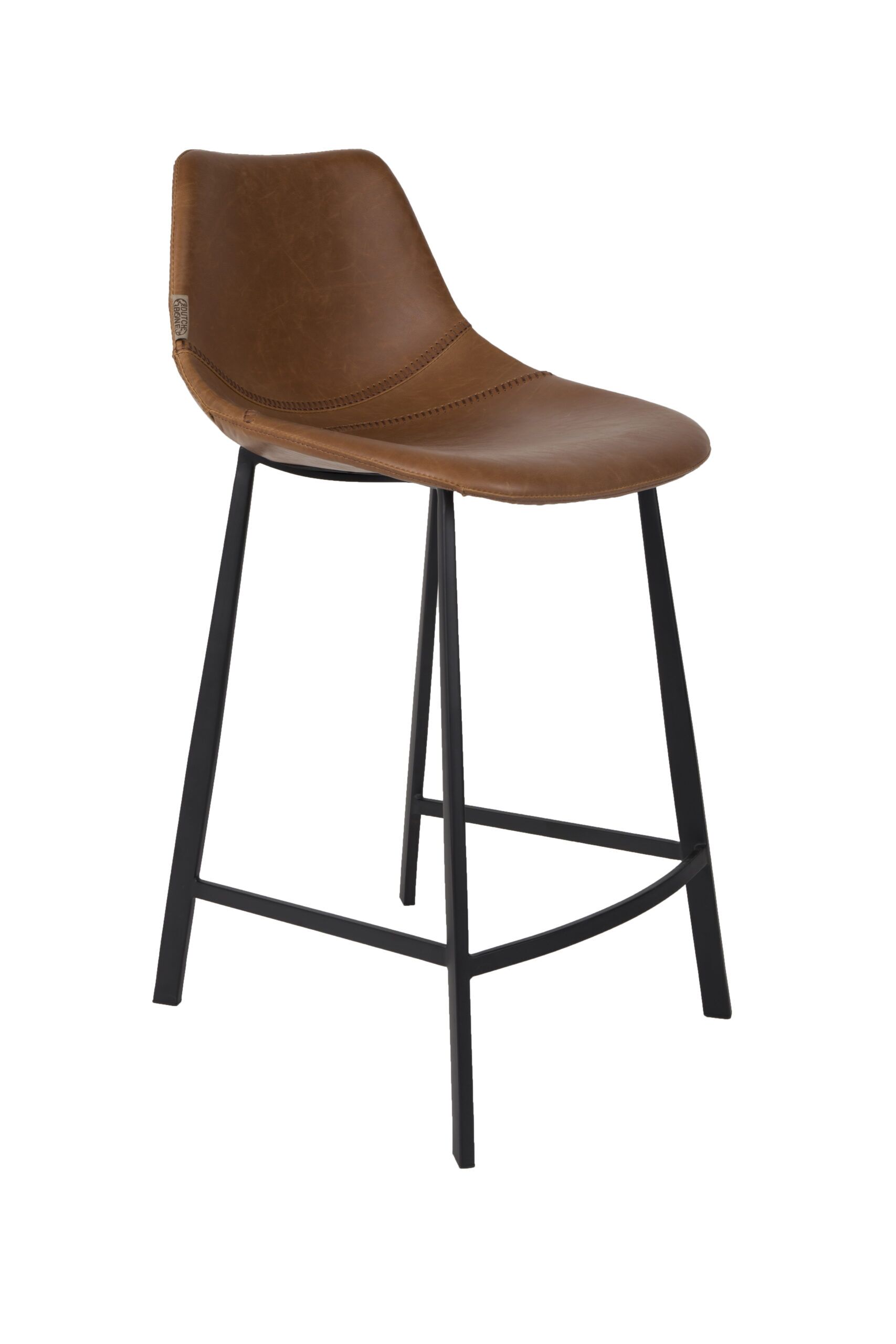 DUTCHBONE Franky barstol, med ryggstöd och fotstöd - brunt PU och svart stål (65cm) Dutchbone - Möbler,
Stolar,
Barstolar med ryggstöd,
Barstolar till kök,
Hemmabar,
Barmöbler,